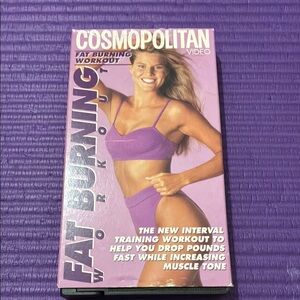 Vintage Cosmopolitan Fat Burning Workout VHS Tape Rare